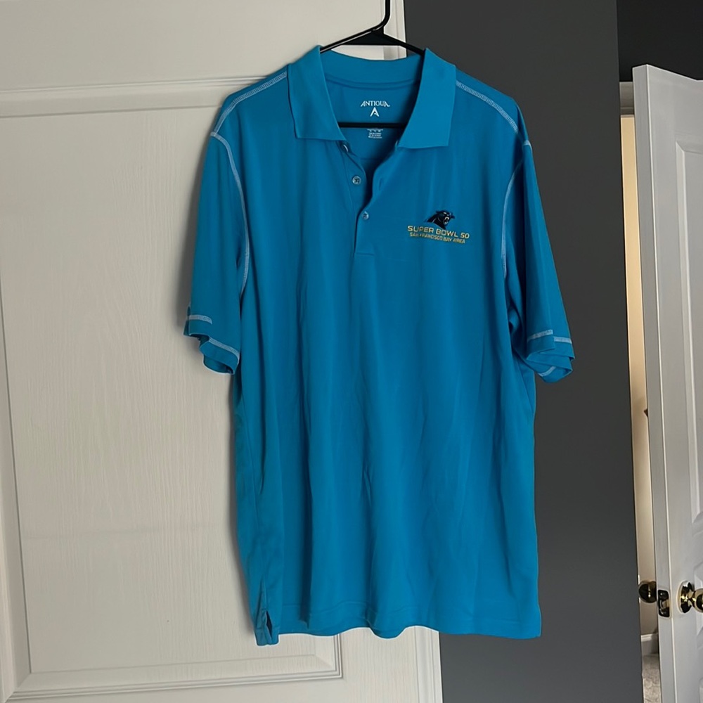 Blue Panthers golf polo